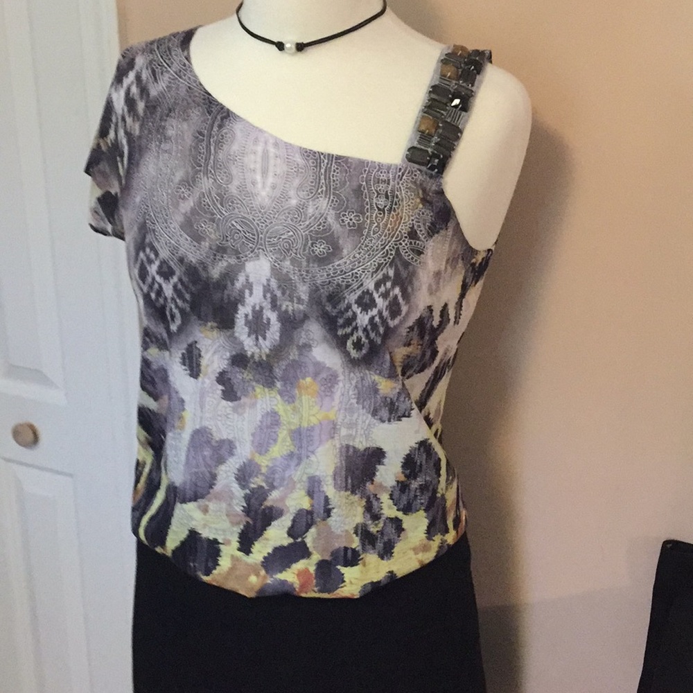 Y2K Daytrip Embellished XS Dress Top for Work & Play